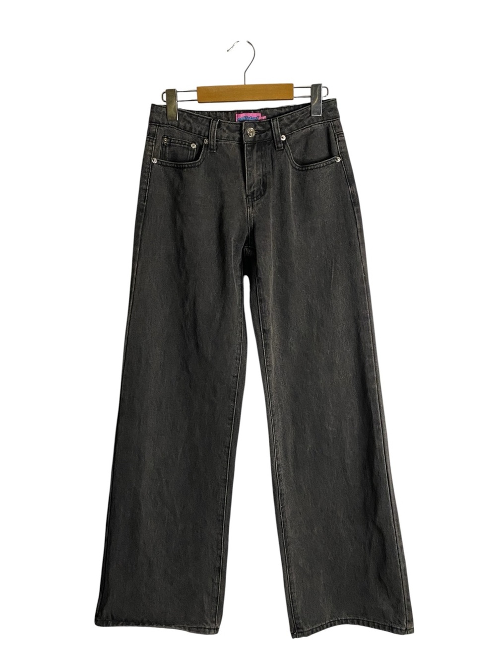 Edikted Women’s Black Wide-Leg High-Rise Jeans